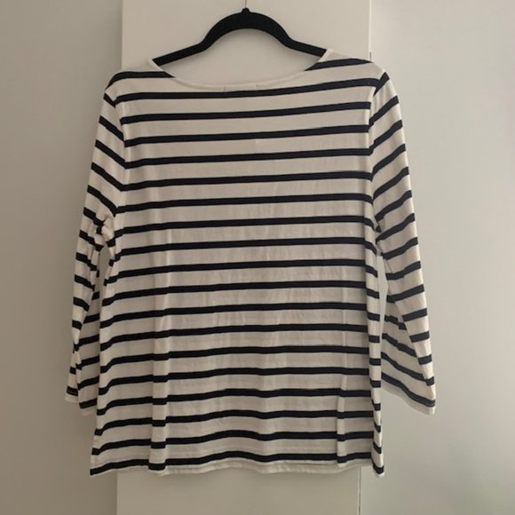 GAP Women's Nautical Knit Top Size L - Picture 2 of 3